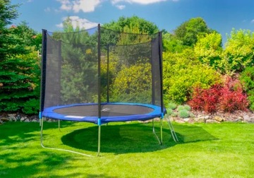 САДОВЫЙ батут 312 СМ, 10 ФУТОВ СЕТКА + ЛЕСТНИЦА