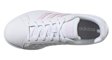 Adidas Buty Damskie Sportowe Grand Court EE7480 r. 37 1/3 Białe Różowe
