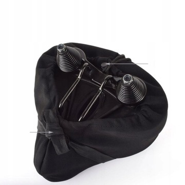 Очень широкий чехол на велосипедное сиденье.