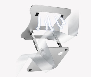 Регулируемая алюминиевая подставка VAZIO для ноутбука MacBook iPad (N81-G)
