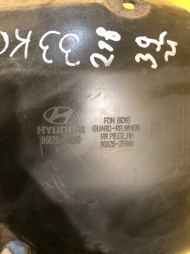 HYUNDAI I30 - PODBĚH PRAVÝ ZADNÍ 86826-2R000