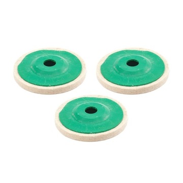 3Pcs Felt Wool Buffing Wheel Angel Grinder