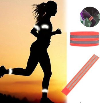 ЯРКАЯ СВЕТООТРАЖАЮЩАЯ ЛЕНТА НА ЛИПУЧКЕ ДЛЯ РУКИ И ПЛЕЧА