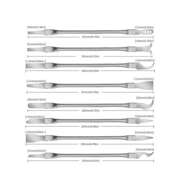 2x8 шт. процессор удаления клей Нож чип ремонт Тонкое лезвие Тонкий чип 2 шт.