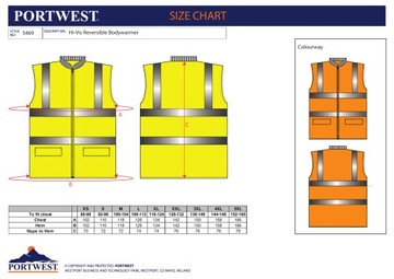 Dwustronny ocieplacz ostrzegawczy S469