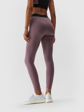 LEGGINSY DAMSKIE SPORTOWE KRYJĄCE WYSOKI STAN 4F