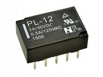 PRZEKAŹNIK bistabilny 12V 0,5A 125V AC 1A 30V DC