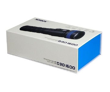Latarka nurkowa XTAR D30 1600 Full Set 1600lm LED +battery