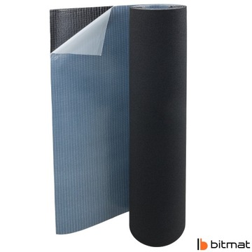 Впитывающий резиновый коврик с полуоткрытыми порами Bitmat 3 мм, эффективный, черный