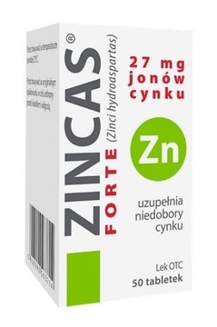 Zincas forte, 50 tabletek