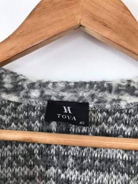 Tova sweter blazer 100% wełna L