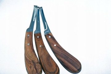 НОЖ ДВУХСТОРОННИЙ ДЛЯ НЕРЖАВЕЮЩИХ КОПЫТ И КОРРЕКЦИИ ОБРУЧКОВ