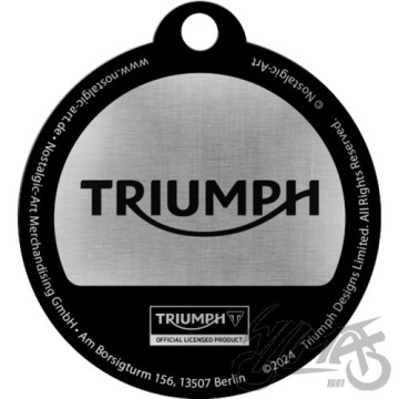 КОЛЬЦО ДЛЯ КЛЮЧЕЙ С ЛОГОТИПОМ TRIUMPH 48046