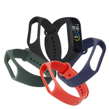 Zestaw Opaski zamienne iStrap do Xiaomi Mi Band 5 6 7 - Zestaw 4 kolorów
