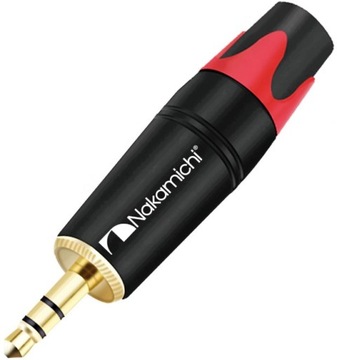 WTYK MINI JACK 3,5MM 3-PIN STEREO NAKAMICHI HQ OFC CZERWONY 8mm