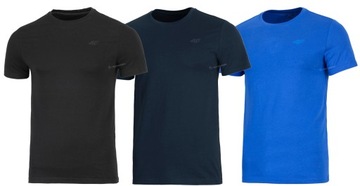4F ZESTAW 3szt. MĘSKA KOSZULKA T-SHIRT / rozm M