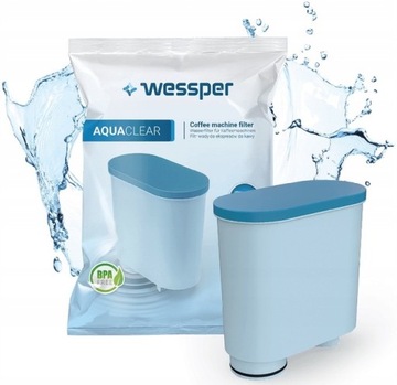 2 ФИЛЬТРА WESSPER AquaClear для кофемашины Philips Latte Go Saeco AquaClean