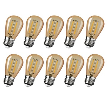 ŻARÓWKA LED FILAMENT 1W E27 2200K AMBER SMD LEDline