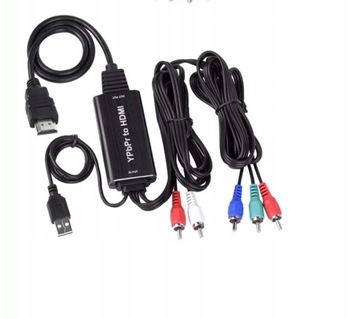 Кабель-переходник RCA RGB YPbPr в HDMI