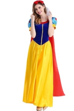 НАРЯД КОСТЮМ ПЛАТЬЕ БЕЛОСНЕЖНОЕ ПЛАТЬЕ ДЛЯ КОСПЛЕЙ 164/170 М