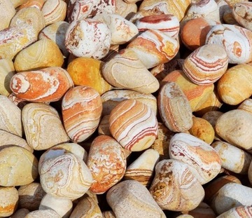 Большая галька Радужные садовые камни 25 кг