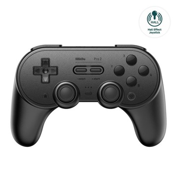 8BitDo PRO 2 Gamepad Hall Ed/Black