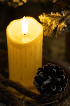 LED CANDLE Вставка для свечи ЭФФЕКТ ПЛАМЕНИ Свеча на батарейках 9см Фонарь