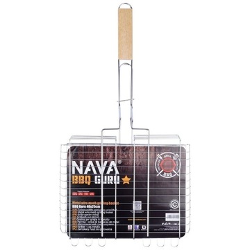 Корзина для гриля металлическая BBQ GURU 32x24,5 см /NAVA