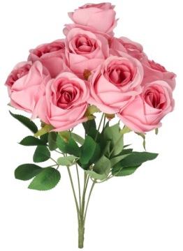 ИСКУССТВЕННЫЕ ЦВЕТЫ РОЗЫ БУКЕТ РОЗ 50СМ