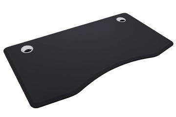 Blat biurka 140x70 cm MDF czarny wytrzymały