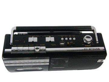 KNSTAR RX-M70 USB/SD РАДИО/КАССЕТА