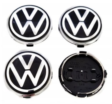 Vw Dekielki Kapsle Do Alufelg 61Mm/58Mm Logo