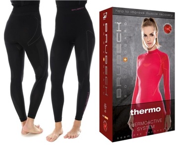 BRUBECK THERMO TERMICZNA BIELIZNA TURYSTYCZNA TERMOAKTYWNE GETRY LEGGINSY -