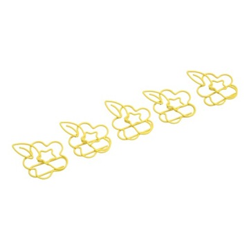 Скрепки для бумаги 45 ЗОЛОТО