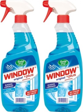 Płyn do mycia szyb i luster Gold Drop 2x750 ml