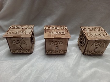 деревянная взрывающаяся коробка, спасибо родителям