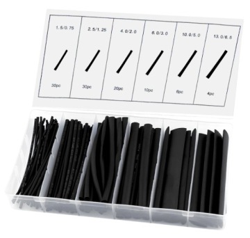 ZESTAW RUREK KOSZULEK TERMOKURCZLIWYCH CZARNE 100 SZTUK