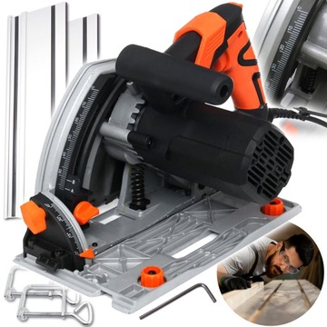 PILARKA ZAGŁĘBIARKA WGŁĘBNA 1400W 57MM + 2x LISTWY 70cm