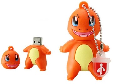 PENDRIVE USB SZYBKI FLASH DRIVE ULTRA PAMIĘĆ ZAWIESZKA PEN CHARMANDER 16GB