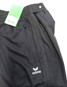 Spodnie męskie sportowe Erima Shotter Line Shiny rozpinany bok czarne r. L