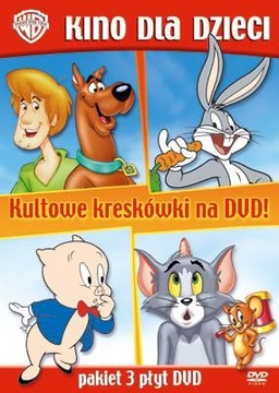 KULTOWE KRESKÓWKI 3 DVD LOONEY TUNES SCOOBY DOO