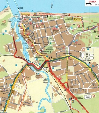 БАЛТИЙСКИЙ БЕРЕГ III ЯРОСЛАВЕЦ УСТКА ЛЕБА TOURIST MAP AG AG