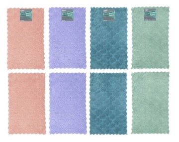 ŚCIERECZKA Z MIKROFIBRY DO SZYB BLATÓW MEBLI NACZYŃ GRACE 26X17 CM