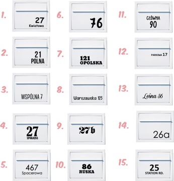 Наклейка ИНСТРУКЦИЯ НА КОРОБКЕ улица номер дома потолочный светильник
