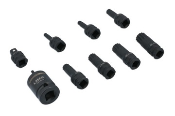 УДАРНЫЕ ГОЛОВКИ СО ШПЛИНАМИ 3/8 1/8 17 мм