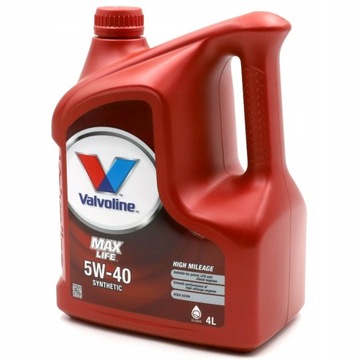 Olej Silnikowy Valvoline MaxLife 5w40 4L