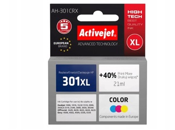 Tusz ActiveJet AH-301CRX do HP kolor HP 301