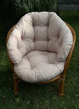 КОМПЛЕКТ МЕБЕЛЬНЫХ ПОДУШЕК ИЗ РОТАНГА, БЕЖЕВЫЙ