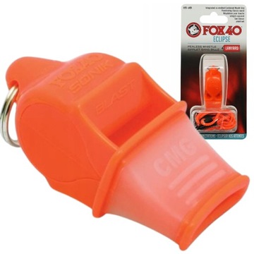 GWIZDEK FOX 40 CMG SONIK BLAST 115 DB POMARAŃCZOWY NA TRENING DLA TRENERA