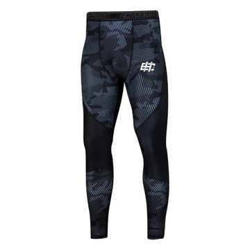EXTREME HOBBY LEGGINSY MĘSKIE HAVOC BLACK L